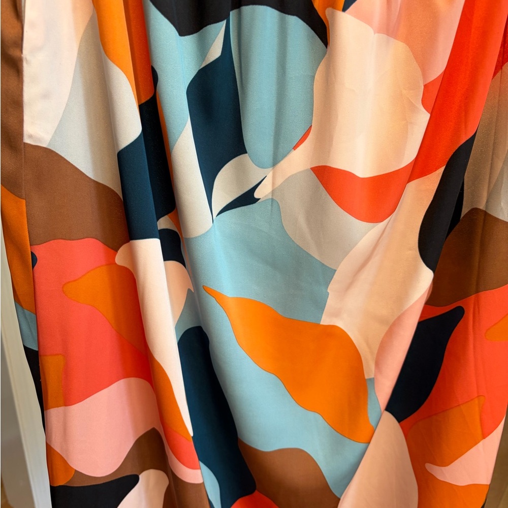 Dr2 Colorblock Abstract Pattern Dress - Multi - Picture 2 of 3